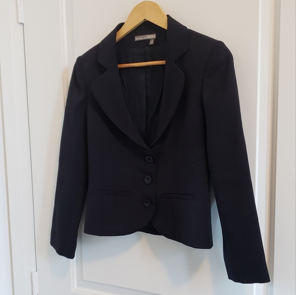 Tristan & America Dark Navy Blazer - Size S - Picture 4 of 6